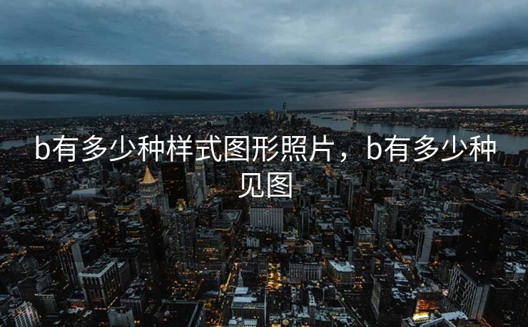 b有多少种样式图形照片，b有多少种见图
